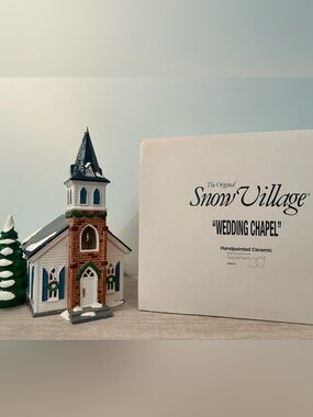 Department 56 Snow Village - Wedding Chapel